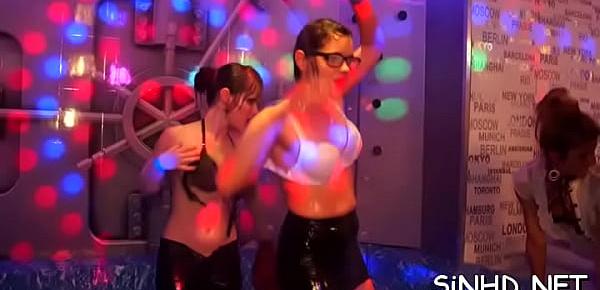 Naughty and moist group sex